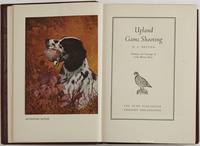 Lot 30 - BETTEN, H.L. Upland Game Shooting....