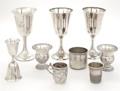 Lot 204 - Miscellaneous Group of Sterling Silver...