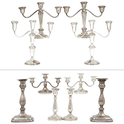 Lot 185 - Five Pairs of American or English Sterling...