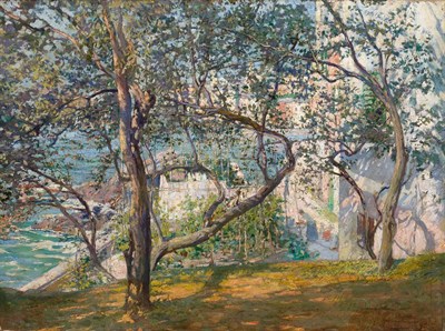 Lot 1131 - Carlo Brancaccio Italian, 1861-1920 A View...