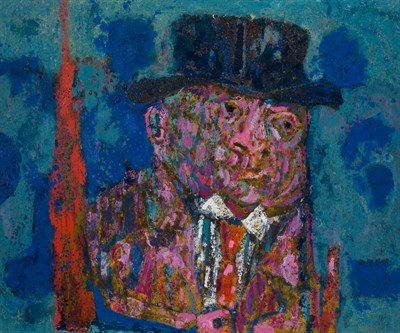 Lot 2047 - Karl Zerbe American, 1903-1972 The Boss from...