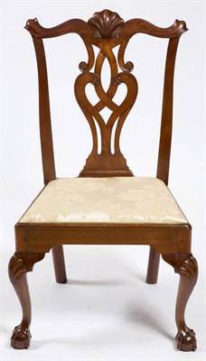 Lot 469 - Chippendale Walnut Side Chair Philadelphia,...