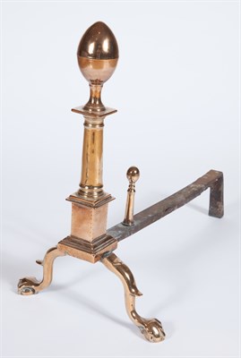 Lot 457 - Pair of Chippendale Bell Metal and Wrought...