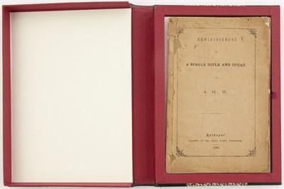 Lot 113 - J.W.W Reminiscences of A Single Rifle and...