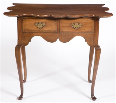 Lot 194 - Queen Anne Carved Walnut Dressing Table...