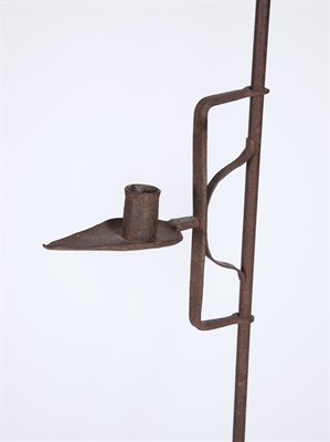 Lot 482 - Three Wrought Iron Lighting Devices Including...