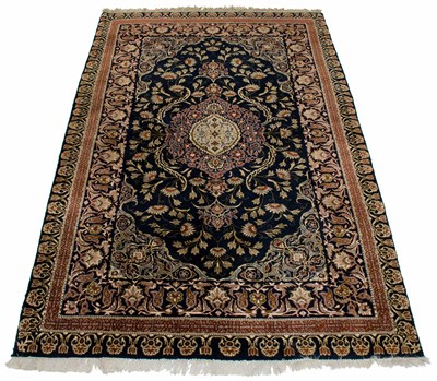 Lot 436 - Qum Wool Rug Central Iran, second half of the...