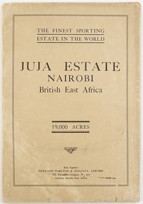 Lot 166 - [ROOSEVELT, THEODORE] Juja Estate. 19,000...