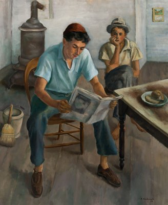 Lot 13 - Elsie Bacharach American, 1899-1940 Reading...