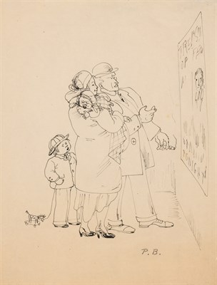 Lot 17 - Peggy Bacon American, 1895-1987 At the Theater,...
