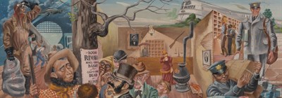 Lot 56 - Aaron Bohrod American, 1907-1992 Mural Study...