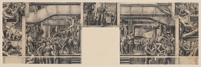 Lot 139 - David Fredenthal American, 1914-1958 Mural...