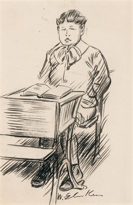 Lot 162 - William Glackens American, 1870-1938 Well Fed,...