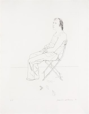 Lot 89 - David Hockney (b. 1937) MO WITH FIVE LEAVES...
