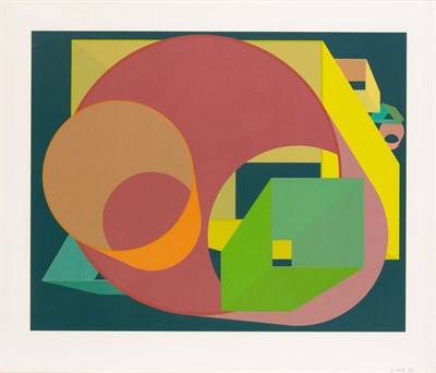 Lot 87 - Al Held (b. 1929) SHOLES I; SHOLES II Color...