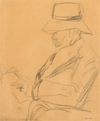 Lot 206 - Gwen John British, 1876-1939 Arthur Symons in...