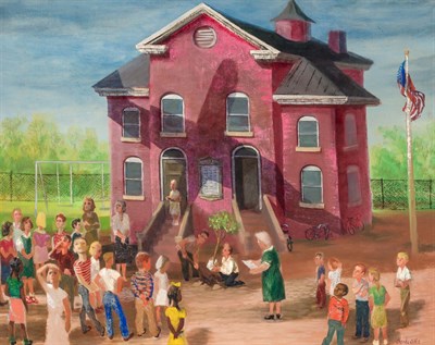 Lot 219 - Charles Keller American, 1914-2006 Arbor Day,...
