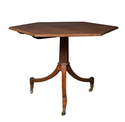 Lot 130 - Regency Style Mahogany Tripod Table Height 28...
