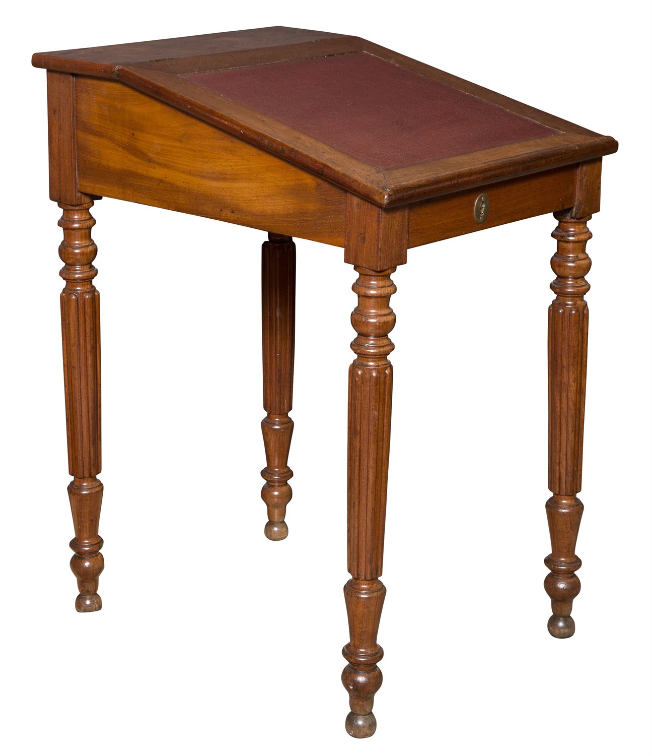 Lot 138 - George IV Mahogany Slant Front Desk Height 34...