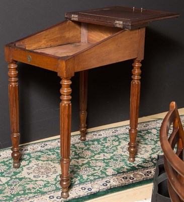 Lot 138 - George IV Mahogany Slant Front Desk Height 34...