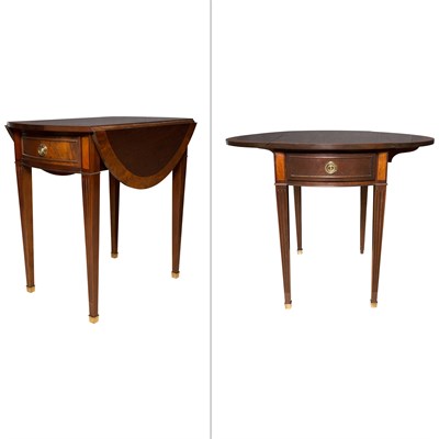 Lot 118 - Pair of George III Style Mahogany Small...