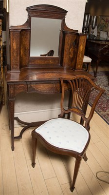 Lot 150 - Edwardian Inlaid Rosewood Lady's Dressing...