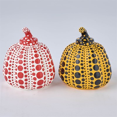 Lot 1137 - Yayoi Kusama (b. 1929) PUMPKINS Painted cast...