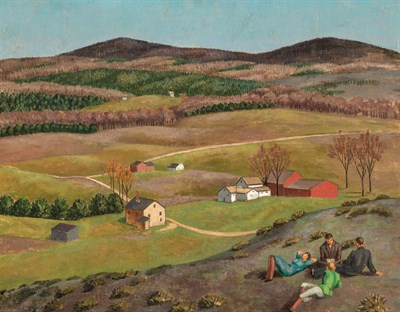 Lot 264 - Molly Luce American, 1896-1986 Reading from...