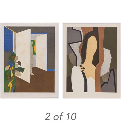 Lot 1141 - André Minaux (1923-1986) HELÉNE Ten color...