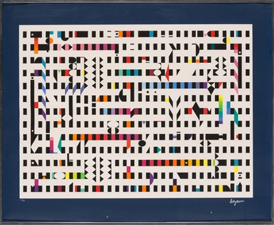 Lot 1119 - Yaacov Agam COMPOSITIONS Two color...