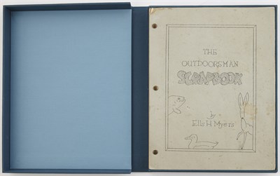 Lot 138 - MEYERS, ELLS H. The Outdoorsman Scrapbook....