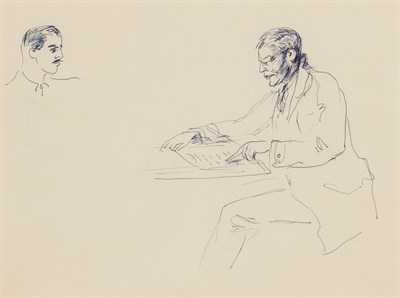 Lot 128 - Guy Pene du Bois American, 1884-1958 Untitled...