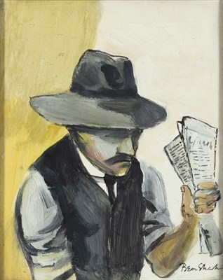 Lot 299 - Ben Shahn American, 1898-1969 Man with...