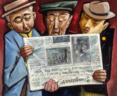 Lot 307 - Clyde J. Singer American, 1908-1999 Sad News,...
