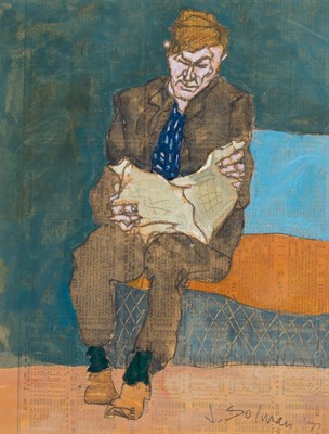 Lot 317 - Joseph Solman American, 1909-2008 Subway, 1977...