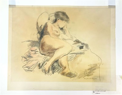 Lot 323 - Raphael Soyer American, 1899-1987 Girl Reading,...