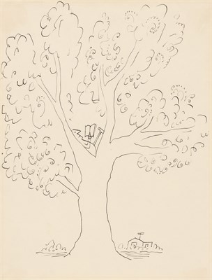 Lot 331 - Saul Steinberg American, 1919-1999 Reader in a...