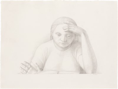 Lot 346 - George Tooker American, 1920-2011 Woman...