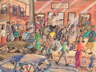 Lot 347 - Alfred Tyler American, 1933-2011 47th Street...