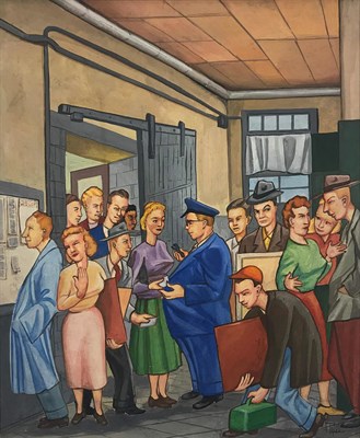 Lot 348 - Alfred Tyler American, 1933-2011 Entering the...
