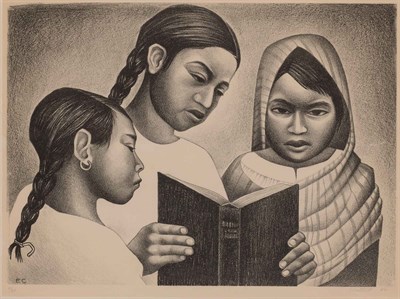 Lot 396 - Elizabeth Catlett LITERATURE Lithograph, 1950,...