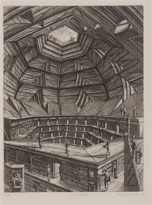 Lot 412 - Erik Desmazières (b. 1948) SALLE HEXAGONALE...
