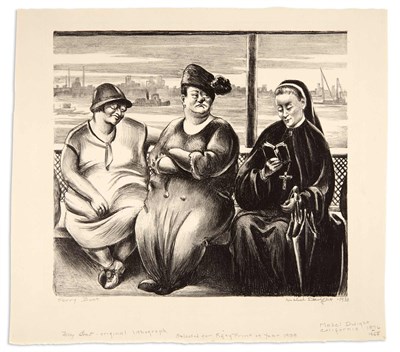 Lot 414 - Mabel Dwight (1875-1955) FERRY BOAT...