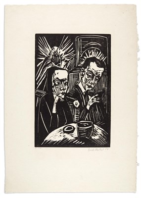 Lot 441 - Erich Heckel (1905-1913) BEIM VORLESEN (DUBE...
