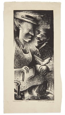 Lot 453 - Norman Lewis (1909-1979) COMRADES Lithograph,...