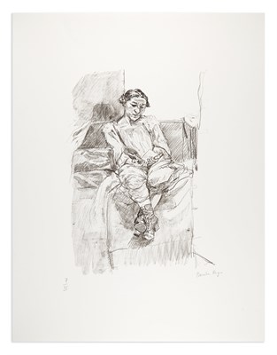 Lot 473 - Paula Rego (b. 1935) GIRL READING Lithograph,...