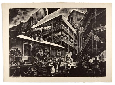 Lot 481 - Millard Sheets (1907-1989) FAMILY FLATS...