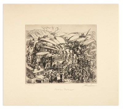 Lot 485 - John Sloan INDIAN DETOUR (M. 231) Etching,...