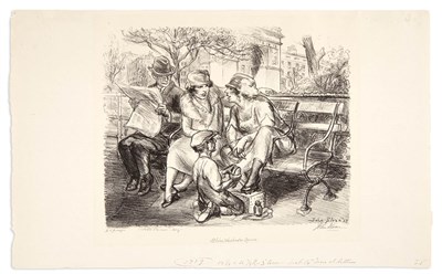 Lot 484 - John Sloan SHINE, WASHINGTON SQUARE (M. 210)...