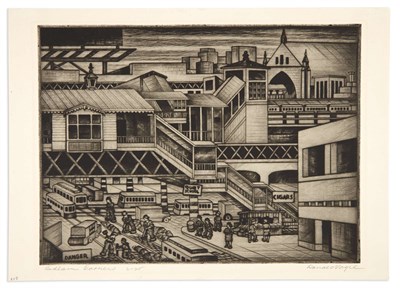 Lot 495 - Donald Vogel (1917-2004) BEDLAM CORNERS...